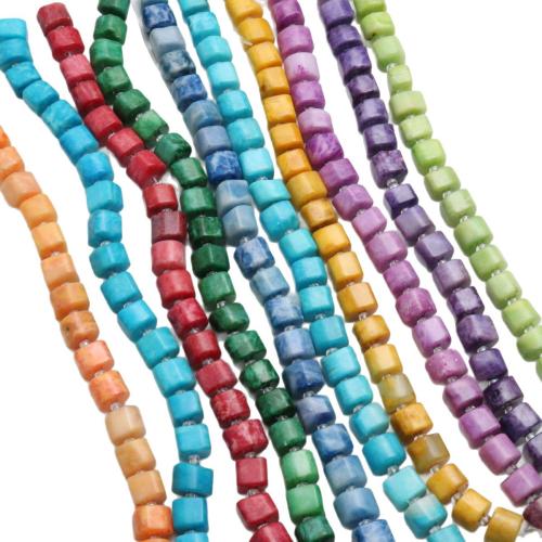 Impression Jasper Bead, Bucket, poleret, du kan DIY, flere farver til valg, 10x7mm, 22pc'er/Strand, Solgt Per Ca. 20 cm Strand