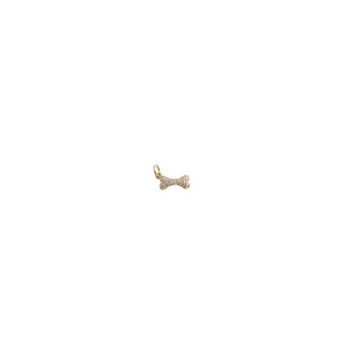 Ciúbach Zirconia siogairlín Micrimhilseogra réiteodh Prás, Bone, dath an óir plated, DIY & micrea réiteach zirconia ciúbach, 16x7x2mm, Díolta De réir PC