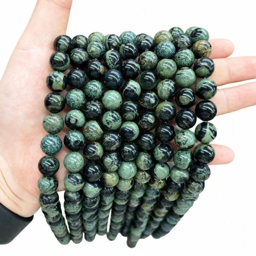 Gemstone šperky Korálky, Kambaba a Jasper, Kolo, DIY & různé velikosti pro výběr, Prodáno za Cca 38 cm Strand