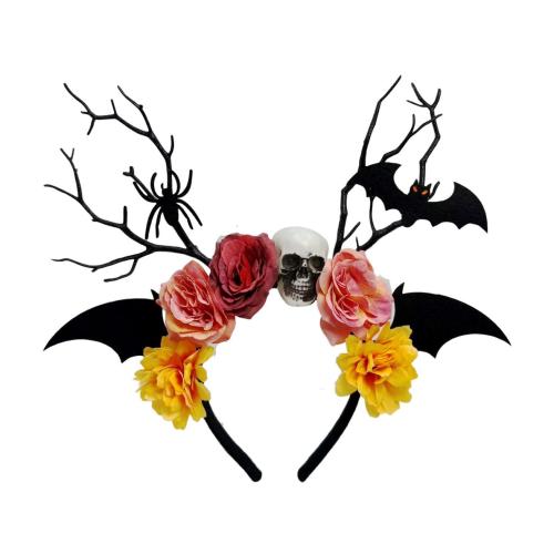 Duk Hair Band, med Plast, SLAGTRÄ, handgjord, Design för halloween & för kvinna, fler färger för val, 280x320mm, Säljs av PC