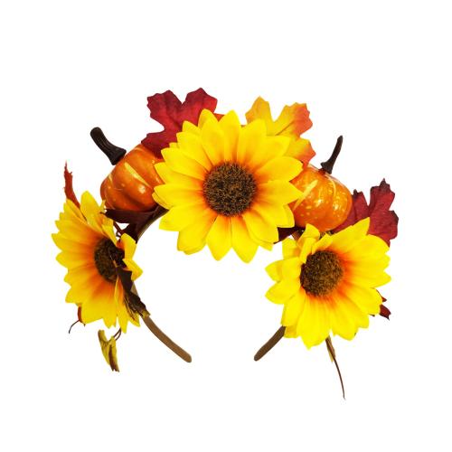 Doek Hair Band, Zonnebloem, handgemaakt, voor vrouw, meer kleuren voor de keuze, Verkocht door PC