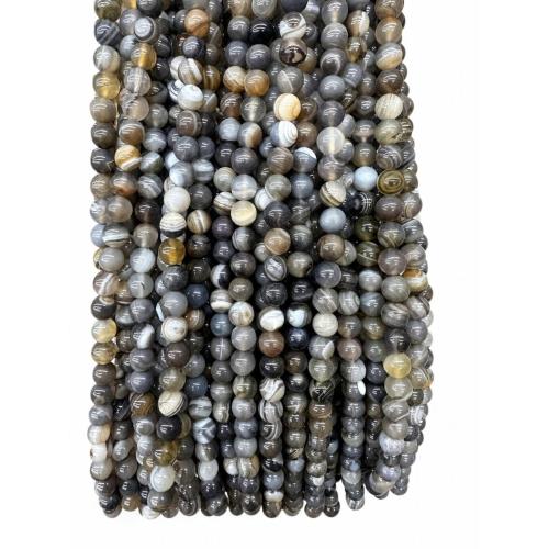 Natural Persian Gulf agate Beads Round DIY Sold Per Approx 38 cm Strand