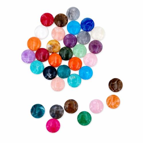 Beads Jewelry Aicrileach, Babhta Maol, DIY, dathanna níos mó le haghaidh rogha, 22mm, Thart 190ríomhairí pearsanta/Mála, 500G/Mála, Díolta De réir Mála