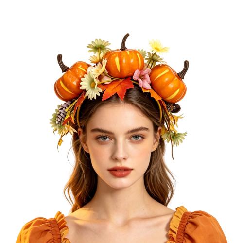 Muovi Hair Band, Kurpitsa, käsintehty, Halloween Design & naiselle, 220x210mm, Myymät PC
