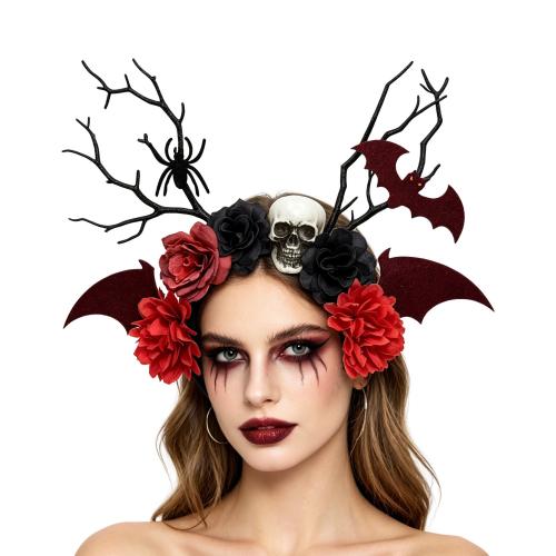 Klud Hair Band, med Plastic, Bat, håndlavet, Halloween Design & for kvinde, flere farver til valg, 280x320mm, Solgt af PC