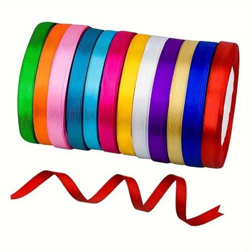 Božićni Vrpce, Najlon polipropilen, možete DIY, više boja za izbor, 10mm, 25Yards/spool, Prodano By spool