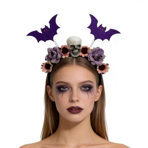 Doek Hair Band, Vleermuis, handgemaakt, Halloween ontwerp & voor vrouw, meer kleuren voor de keuze, 240x270mm, Verkocht door PC