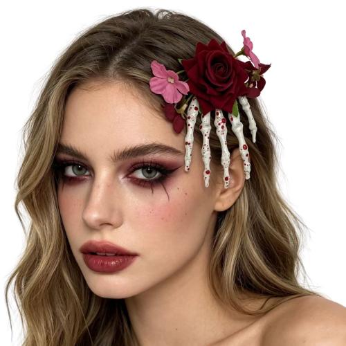 Smola Hair Clip, Ruka, ručno izrađen, Dizajn za Noć vještica & za žene, više boja za izbor, 140x120mm, Prodano By PC