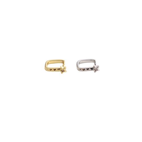 Brass korvakoru pisara Component, Messinki, päällystetty, tee-se-itse & Micro Pave kuutiometriä zirkonia, enemmän värejä valinta, 11x9x4mm, Myymät PC