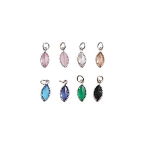Cúbicos Circonia Colgante Latón Micro pavimenta, metal, chapado, Bricolaje & micro arcilla de zirconia cúbica, más colores para la opción, 13x5x2mm, Vendido por UD