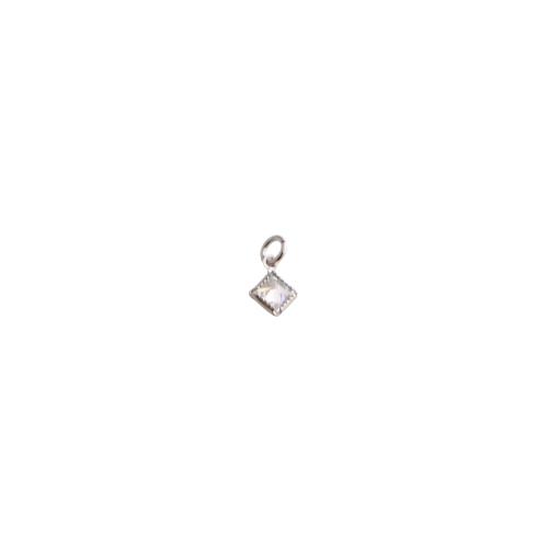 Cyrkonia Wisiorek mosiądz mikro Brukuje, Wzór geometryczny, Powlekane, DIY & mikro utorować cyrkonia, 12x6x2mm, sprzedane przez PC