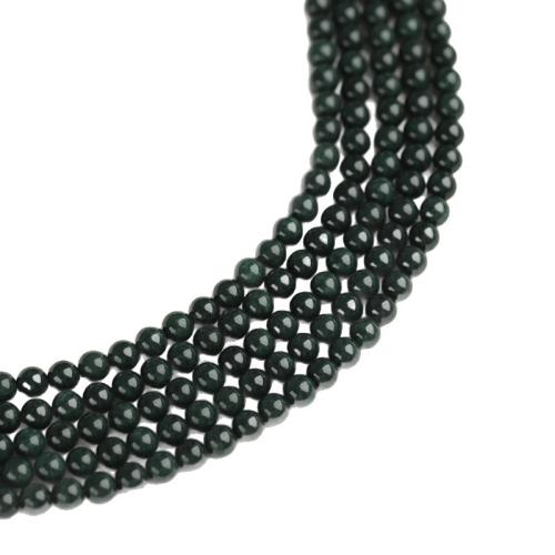Abalorios de Turquesa, Turquesa natural, Esférico, Bricolaje & diverso tamaño para la opción, verde, Vendido para aproximado 38 cm Sarta