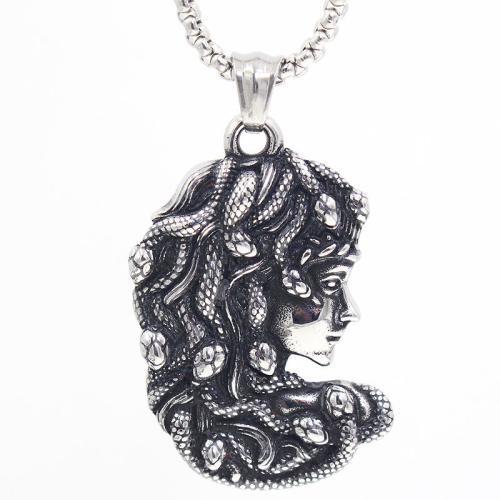 Bijoux pendentifs en acier inoxydable , Acier inoxydable 304, DIY & noircir, 25x40mm, Vendu par PC