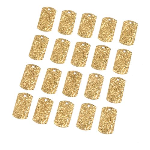 Brass Nakit Privjesci, Mesing, Geometrijski uzorak, uglađen, možete DIY & hammered, izvorna boja, 12.30x23mm, Prodano By PC