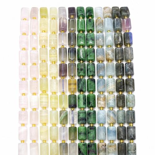 Gemstone Jewelry Karoliukai, Brangakmenis, Skiltis, poliruotas, Pasidaryk pats & įvairios medžiagos pasirinkimas, 8x10mm, Parduota už Apytiksliai 38 cm Strand