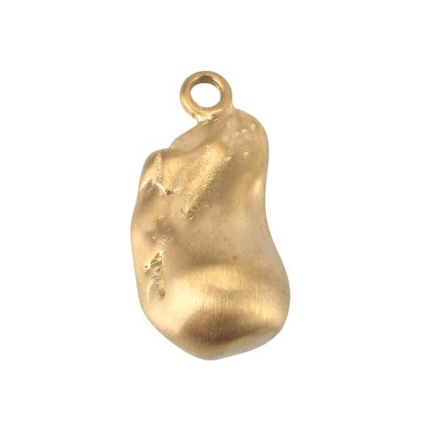 Rostfritt stål Smycken Hängen, 316 rostfritt stål, guldfärg pläterade, DIY & frosted, 29x14x12mm, Hål:Ca 2.7mm, Säljs av PC
