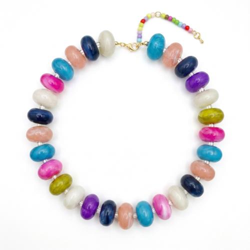 Acrylic Necklace fashion jewelry & for woman Length Approx 45 cm Sold By PC