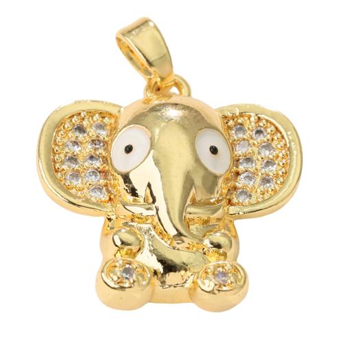 Cubic Zirconia Micro Pave bronze Pingente, cobre, banhado, DIY & Vario tipos a sua escolha & micro pavimento em zircônia cúbica, vendido por PC