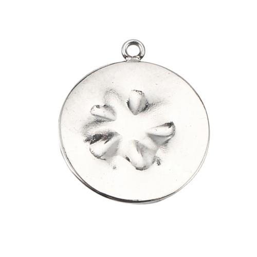 Jóias Pingentes de aço inoxidável, Aço inoxidável 304, DIY, cor original, 15x13x1mm, vendido por PC