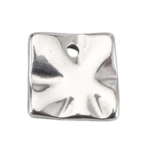 Jóias Pingentes de aço inoxidável, Aço inoxidável 304, DIY, cor original, 7x7x1mm, vendido por PC