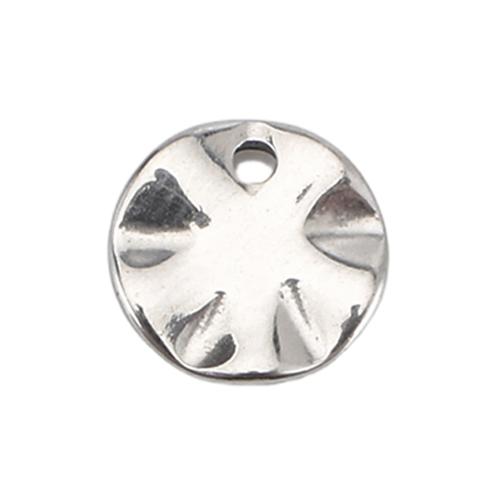 Jóias Pingentes de aço inoxidável, Aço inoxidável 304, DIY, cor original, 7x7x1mm, vendido por PC