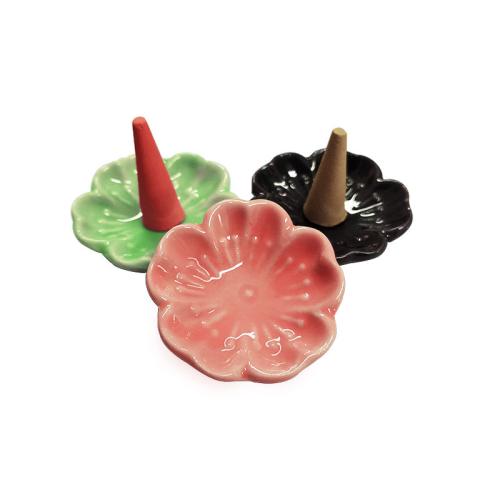 Porcelæn Tray med krampe, håndlavet, forskellige stilarter for valg, blandede farver, Solgt af PC