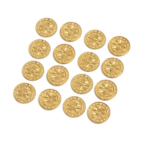 Brass Korut Riipukset, Messinki, kiiltävä, tee-se-itse, alkuperäinen väri, 25mm, Myymät PC