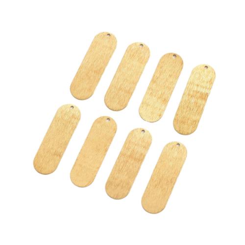 Brass Korut Riipukset, Messinki, kiiltävä, tee-se-itse & harjattu, 10x32x0.60mm, Reikä:N. 1.2mm, Myymät PC