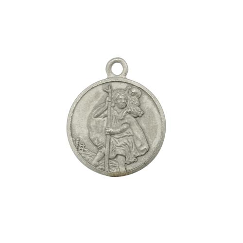 Pendentifs en titane, Acier titane, Plat rond, DIY, couleur originale, 25x30mm, Vendu par PC