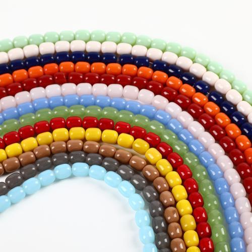 Handgemaakte Lampwork Beads, DIY, meer kleuren voor de keuze, 8x10mm, Ca 40pC's/Strand, Verkocht door Strand