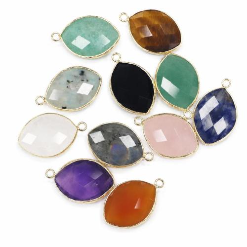 Bijoux Pendentifs en pierres gemmes, pierre gemme, oeil de cheval, Placage, DIY & différents matériaux pour le choix & facettes, 30x19x7mm, Vendu par PC