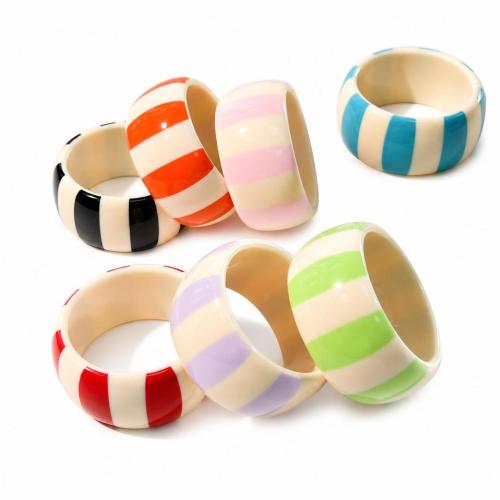Roisín Bangle, snasta, jewelry faisin & do bhean & stripe, dathanna níos mó le haghaidh rogha, Trastomhas Istigh:Thart 65mm, Díolta De réir PC