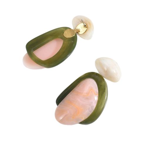 Acrylic Drop Earring Geometrical Pattern fashion jewelry & for woman Sold By Pair