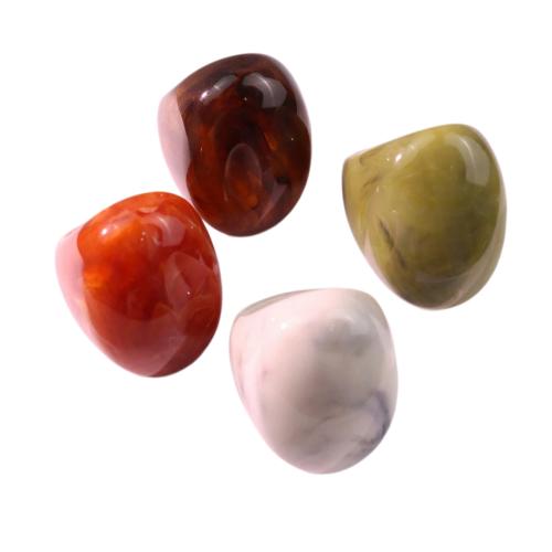 resina anillo, pulido, Joyería & para mujer, más colores para la opción, tamaño:6.5, Vendido por UD