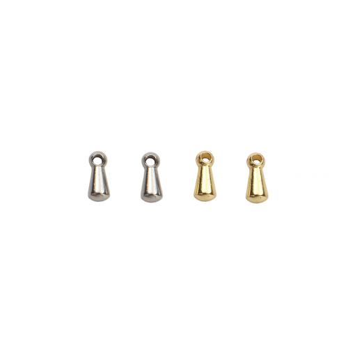 Colgantes de Acero Inoxidable, acero inoxidable 304, chapado, Bricolaje, más colores para la opción, 5.50x2.50mm, agujero:aproximado 1mm, Vendido por UD