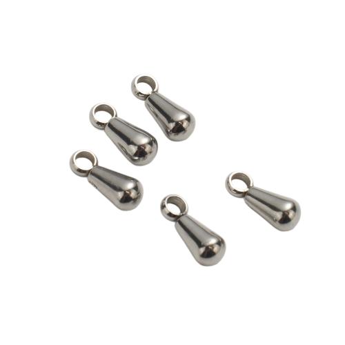Colgantes de Acero Inoxidable, acero inoxidable 304, Bricolaje, color original, 7x3mm, agujero:aproximado 1.5mm, Vendido por UD