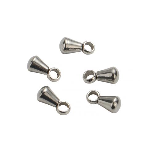 Colgantes de Acero Inoxidable, acero inoxidable 304, Bricolaje, color original, 6x3mm, agujero:aproximado 1.5mm, Vendido por UD