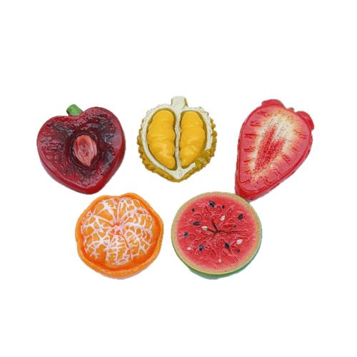 Harz Schmuckperlen, ObstFrucht, DIY & verschiedene Stile für Wahl & Emaille, verkauft von PC