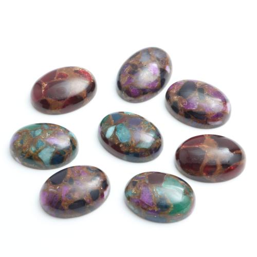 Pedras preciosas de cabochons , Cloisonne Stone, Oval, DIY, Mais cores pare escolha, 18x25mm, vendido por PC