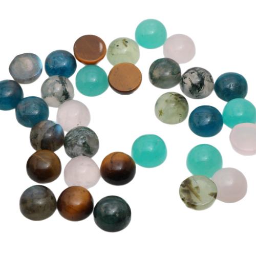 Pedras preciosas de cabochons , misto de pedras semi-preciosas, Cúpula, polido, DIY & materiais diferentes para a escolha & tamanho diferente para a escolha, vendido por PC