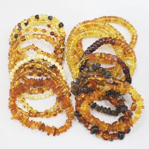 La cera de abejas Pulsera, pulido, unisexo & diferentes estilos para la opción, longitud aproximado 7 Inch, Vendido por UD
