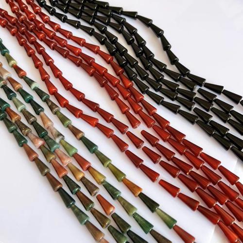 Abalorios de Gemas, Piedras preciosas, Patrón Geométrico, Bricolaje & lisa, más colores para la opción, 8x16mm, aproximado 25PCs/Sarta, Vendido por Sarta
