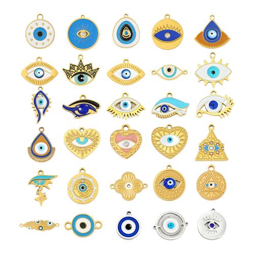 Evil Eye Pakabukai, 304 Nerūdijantis plienas, padengtą, Pasidaryk pats & įvairių stilių pasirinkimas & emalė, Pardavė PC