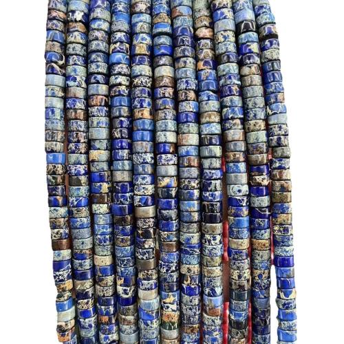 misto de pedras semi-preciosas grânulos, miçangas, polido, DIY, Mais cores pare escolha, 3x6mm, Aprox 110PCs/Strand, vendido por Strand