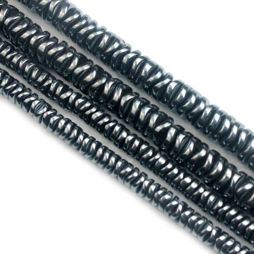 Nem mágneses hematit gyöngyök, DIY & különböző méretű a választás, fekete, Lyuk:Kb 1mm, Naponta eladott Kb 38 cm Strand