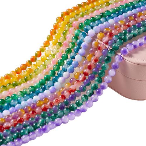 Natural Chalcedony Bead Round polished DIY Sold Per Approx 38 cm Strand