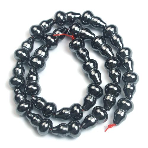 Perles hématites amagnétiques, hématite non magnétique, calebasse, DIY, 10x16mm, Trou:Environ 2mm, Environ 25PC/brin, Vendu par brin