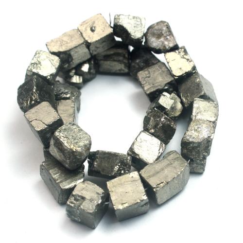 Gemstone smykker perler, Kobberkis, Square, du kan DIY, beads size 10-12mm, Hole:Ca. 1mm, Solgt af PC