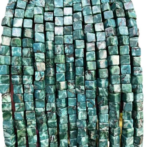 Gemstone Jewelry Beads Impression Jasper Square DIY Approx Sold By Strand