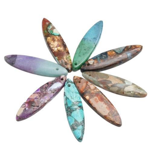 Natural Imperial Jasper Pendants Impression Jasper Horse Eye polished DIY Sold By PC